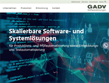 Tablet Screenshot of gadv.de